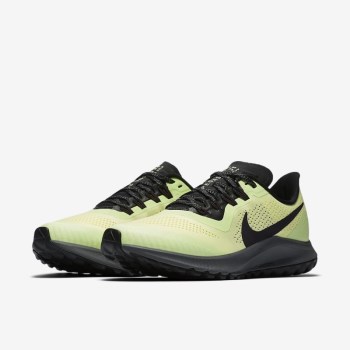 Nike Air Zoom Pegasus 36 Trail - Női Futócipő - Zöld/Fekete/Zöld/Bordó Szürke